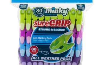 Minky Sure Grip Pegs – Pack of 80 With Code. Free Click & Collect