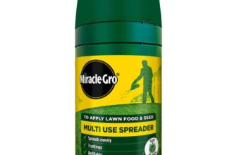 Miracle-Gro Compact Lawn Spreader – for Seeding and Feeding Your Luscious Lawn