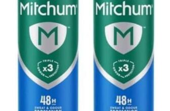 Mitchum Men Triple Odor Defense 48h Protection Deodorant Spray, 200ml — (Pack of 2) – £2.80 – £3.13 with S&S