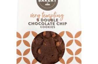 Mix and Match Any 2 for £2 – ASDA Cookies 5 Pack – White Chocolate / Rainbow Cookies / Double Chocolate / Milk Chocolate / Oat and Fruit