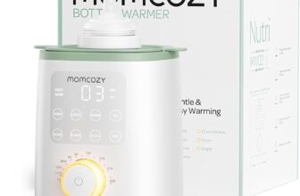 Momcozy Baby Bottle Warmer for Breast Milk Formula Food, Fullest Nutrients Preserved, Fast Heat, Night Light for Nighttime Breastfeeding, One-Touch Easy Use, Newborn Essentials Supplies Gift for Mom