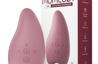 Momcozy Warming Lactation Massager 2 in 1 Soft Heated Breast Massager to Help Milk Flow and Ease Engorgement