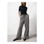 Mono Textured Wide Leg Co-Ord Trousers 24tuc147008189
