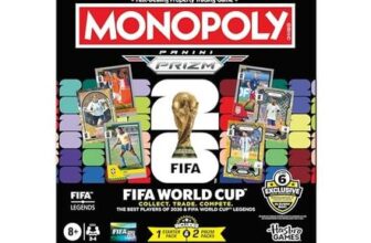 Monopoly Panini Prizm FIFA World Cup Board Game with Cards