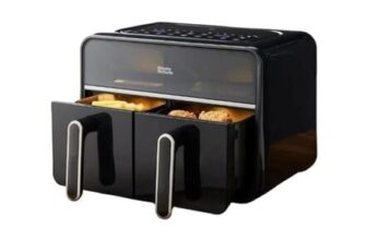 Morphy Richards Digital Dual Zone Airfryer 7.2L Touchscreen Nonstick Baskets