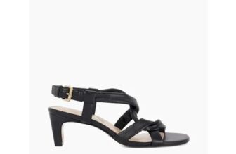 Motivating – Black Leather Sandals