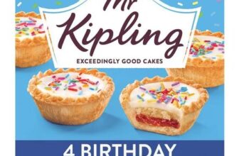 Mr Kipling 4 Birthday Cake Tarts (Nectar)