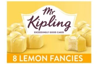 Mr Kipling Lemon French Fancies Cakes 8 Pack
