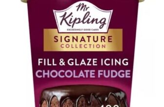 Mr Kipling Signature Collection Fill & Glaze Icing Belgian Chocolate Fudge 400g