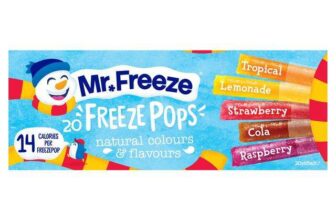 Mr. Freeze 20 x 45ml Ice Pops – Sour & Party Flavour also