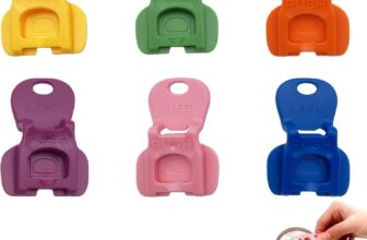Multi-Color Soda Can Opener & Drink Tab Opener Plastic Easy Open Can Tool with Reusable Can Lid Cover, Portable Party & Picnic Can Accessory, Beer and Soda Ring Pull Can Opener Aid (6)