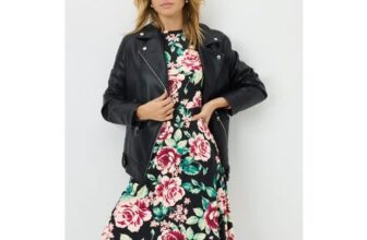 Multicolour Large Floral Supersoft Mini Dress – 28