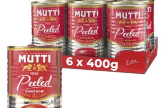 Mutti – Pelati Peeled Tomatoes, 400g – Total 24 / 1 Pack of 6 £4.50