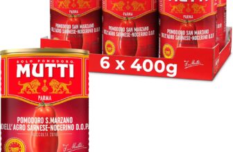 Mutti San Marzano peeled tomatoes, 6x 400g