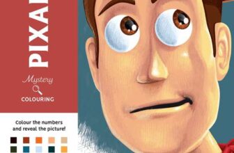 Mystery Colouring Book – Pixar: Reveal Iconic Disney Characters With Colour By Number