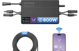 NAHUI 800W Micro Inverter with Integrated Wi-Fi, Plug & Play Inverter – Ideal for Balcony Power Plants, IP67 Waterproof, 2 Mppt – Amazon EU