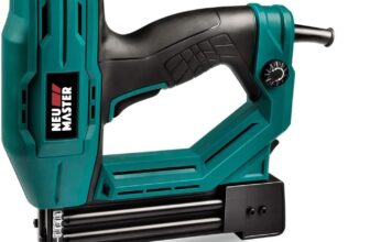 NEU MASTER Electric Brad Nailer, NTC0040-AU Electric Nail Gun/Staple Gun for DIY Project of Upholstery, Home Improvement and Woodworking