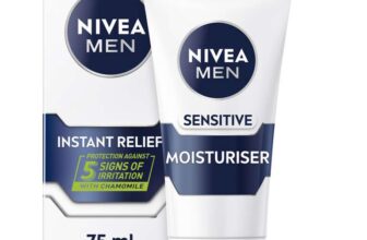 NIVEA MEN Sensitive Moisturiser Face Cream 75ml – with voucher (£2.50 / £2.25 with S&S)