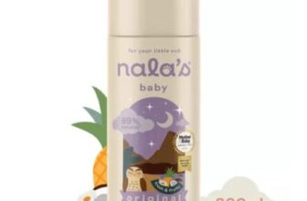 Nalas Baby Nighttime Oil with Coconut Oil, Apricot & Lavender 200ml