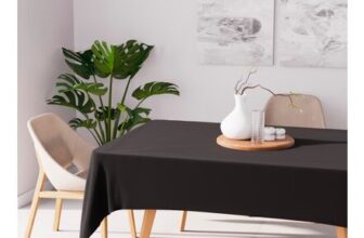 Nappe Antitache Rectangle 160×270 Cm Soleil Docre, Polyester