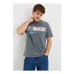 Nascar Grey Graphic T-Shirt