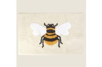 Natural Bee Bath Mat