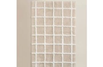Natural Sanctuary Grid Bath Mat