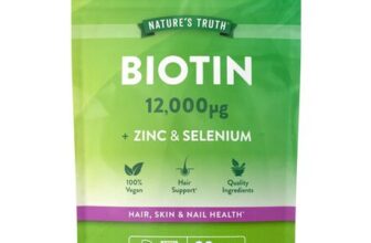 Natures Truth Biotin Zinc & Selenium Tablets 12,000ug 90 Tablets