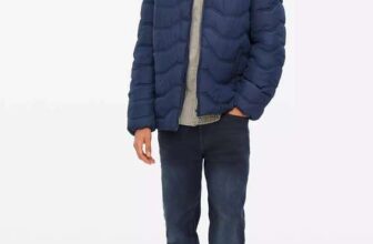 Navy Core Padded Jacket (L, XXL) – Free C&C