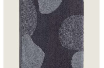 Navy Serenity Abstract Hand Towel – Free C&C