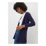 Navy Supersoft Longline Cardigan (Sizes 8,10,12 Only )