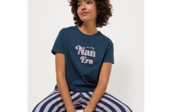 Navy in My Nan Era Short Sleeve Pyjamas