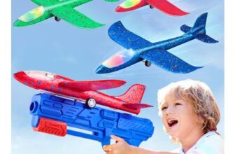 Neoot Toy Airplane, 3 Pack Airplane Launcher Toy