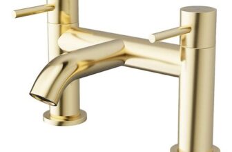 Nes Home Alice Brushed Brass Bath Filler Tap