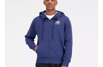 New Balance Essentials Stacked Logo French Terry Jacket