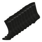 New Balance Ten Pack Cushioned Crew Socks Black