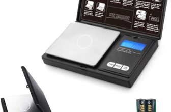 New Horrizon Digital Scales, Kitchen Scales Digital, Pocket Scales, 0.01g x 500g, Food Scale LCD Display, Jewellery Scales Weighing Scales Kitchen