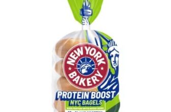 New York Bakery Co Protein Boost Bagels