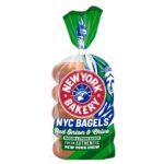 New York Bakery Co Red Onion & Chive Bagels