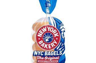 New York Bakery Co. Bagels, Plain X5