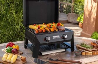 Nexgrill Fortress 2 Burner 4-in-1 BBQ Grill & Pizza Oven Griddle Grill Plate Cover