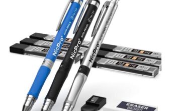 Nicpro 2mm Mechanical Pencil Set, 3 PCS