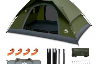 Night Cat 1-2 Person Camping Tent, Lightweight, Waterproof, Easy Setup