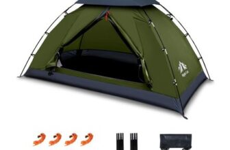 Night Cat Camping Tent for 1 Person Man Waterproof Backpacking Tents