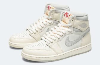 Nike Air Jordan Retro Hi OG V3 Trainers, Sail / University Red – Sizes 6.5 – 12 w/Discount for Carers – Free Click & Collect
