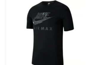 Nike Air Max Graphic Print Mens T Shirt Black