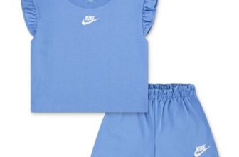 Nike Kids Baby French Terry Top and Skirt Set