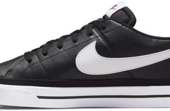 Nike Mens Black/White Nike Court Legacy Trainers – Size 6 and 6.5 – With Code