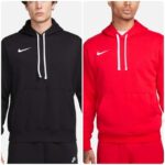 Nike Mens Team Club 20 Fleece Hoodie (Black/Red – S-XL) – Extra 10% Off With Code