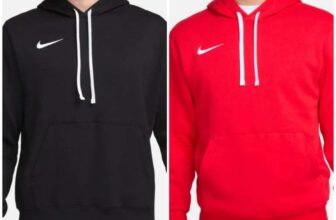 Nike Mens Team Club 20 Fleece Hoodie (Black/Red – S-XL) – Extra 10% Off With Code